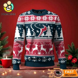 Houston Texans Ugly Christmas Sweater For NFL Holiday Parties