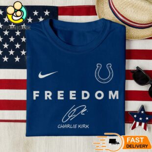 Indianapolis Colts Freedom Charlie Kirk Embroidered Shirt