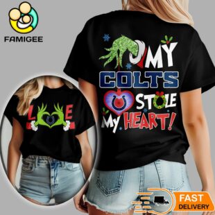 Indianapolis Colts NFL Grinch Christmas All Over Print Shirt