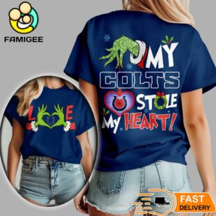 Indianapolis Colts NFL Grinch Christmas All Over Print Shirt