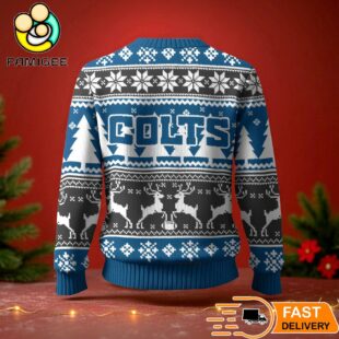 Indianapolis Colts Ugly Christmas Sweater For NFL Holiday Parties