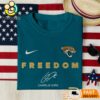 Jacksonville Jaguars Freedom Charlie Kirk Embroidered Shirt