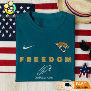 Jacksonville Jaguars Freedom Charlie Kirk Embroidered Shirt