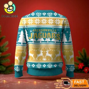 Jacksonville Jaguars Ugly Christmas Sweater For NFL Holiday Parties