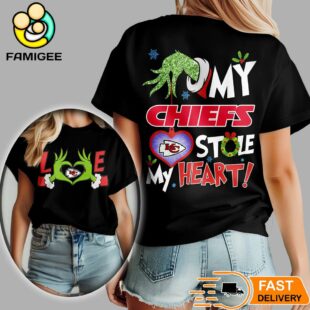 Kansas City Chiefs NFL Grinch Christmas All Over Print Shirt