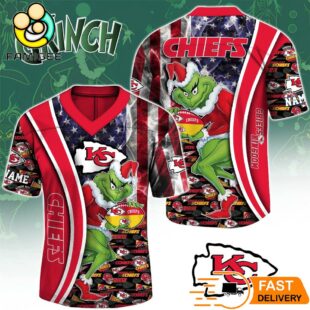 Kansas City Chiefs The Grinch Christmas 2025 Football Jersey
