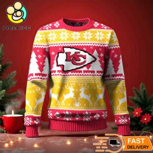 Kansas City Chiefs Ugly Christmas Sweater For NFL Holiday Parties