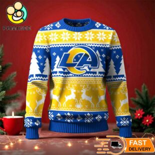 Los Angeles Rams Ugly Christmas Sweater For NFL Holiday Parties