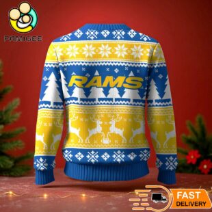 Los Angeles Rams Ugly Christmas Sweater For NFL Holiday Parties