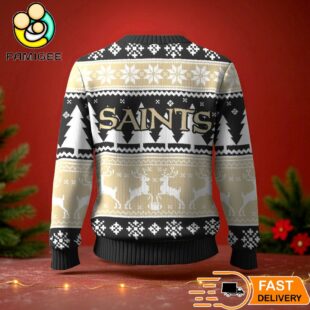 New Orleans Saints Ugly Christmas Sweater For NFL Holiday Parties