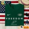 New York Jets Freedom Charlie Kirk Embroidered Shirt