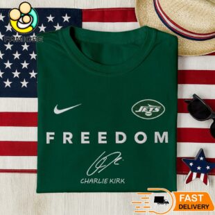 New York Jets Freedom Charlie Kirk Embroidered Shirt
