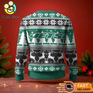New York Jets Ugly Christmas Sweater For NFL Holiday Parties