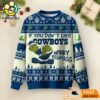 NFL Dallas Cowboys Merry Kissmyass Ugly Sweater 2 NFL Dallas Cowboys Merry Kissmyass Ugly Sweater