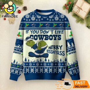 NFL Dallas Cowboys Merry Kissmyass Ugly Sweater