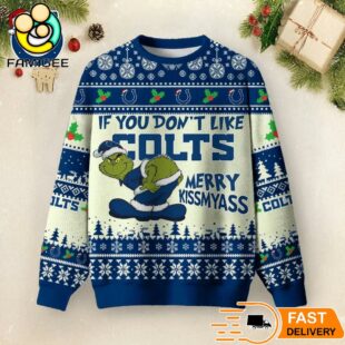 NFL Indianapolis Colts Merry Kissmyass Ugly Sweater