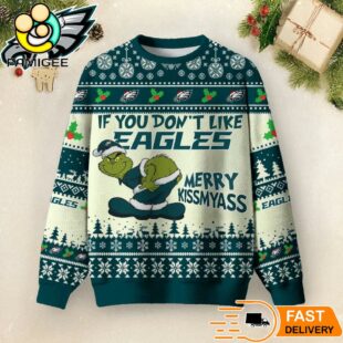 NFL Philadelphia Eagles Merry Kissmyass Ugly Sweater