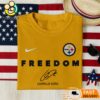 Pittsburgh Steelers Freedom Charlie Kirk Embroidered Shirt