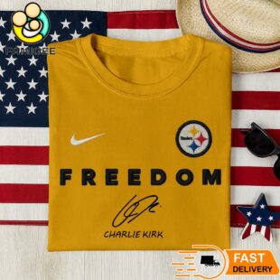 Pittsburgh Steelers Freedom Charlie Kirk Embroidered Shirt