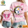 Pittsburgh Steelers NFL Peace Love Hope Pink 3D Shirt