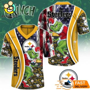 Pittsburgh Steelers The Grinch Christmas 2025 Football Jersey