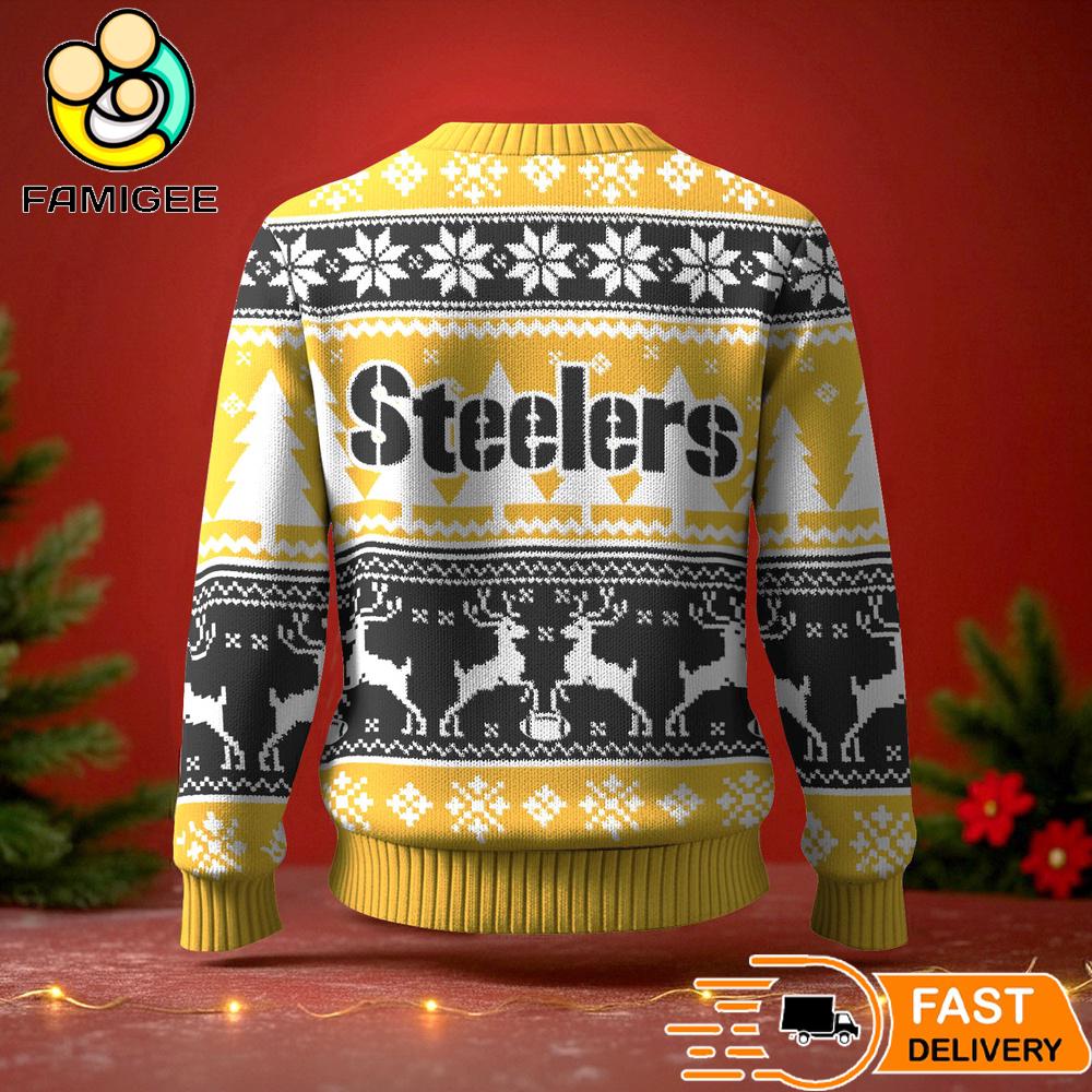 Pittsburgh Steelers Ugly Christmas Sweater For NFL Holiday Parties Pittsburgh Steelers Ugly Christmas Sweater For NFL Holiday Parties