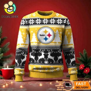 Pittsburgh Steelers Ugly Christmas Sweater For NFL Holiday Parties