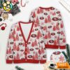 San Francisco 49ers NFL Christmas Tree Pattern Cardigan Sweater
