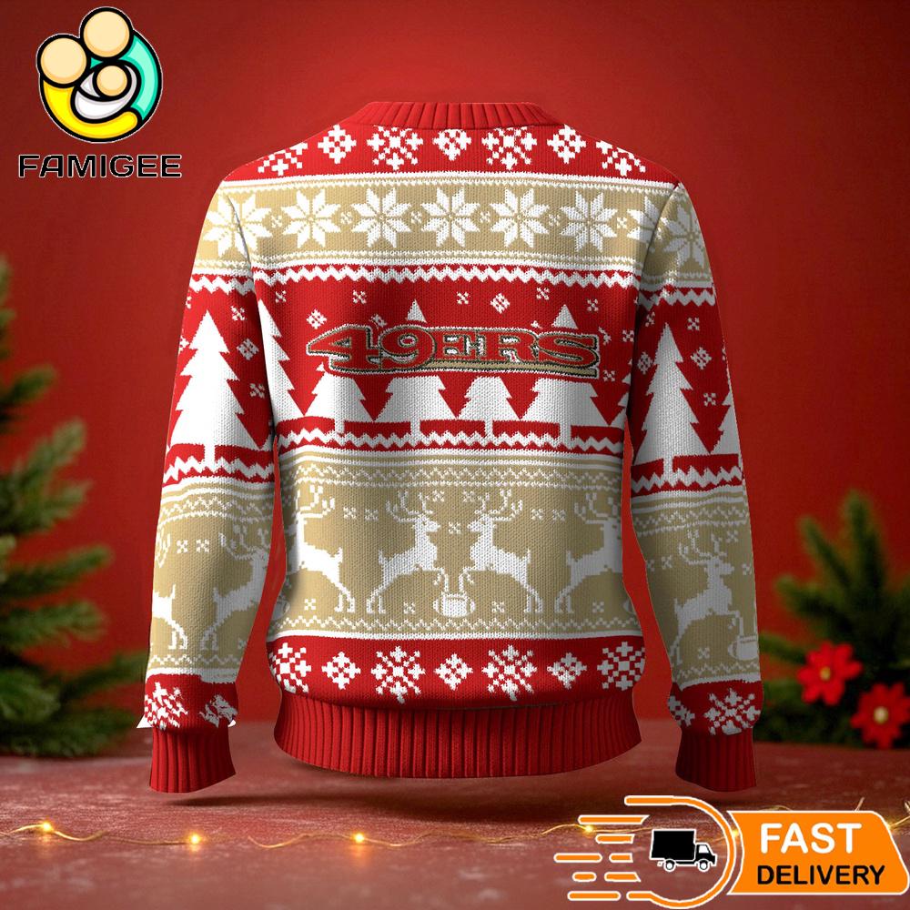 San Francisco 49ers Ugly Christmas Sweater For NFL Holiday Parties San Francisco 49ers Ugly Christmas Sweater For NFL Holiday Parties