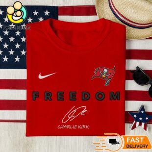 Tampa Bay Buccaneers Freedom Charlie Kirk Embroidered Shirt
