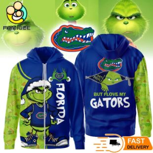 The Grinch Loves The Florida Gators Hoodie, Funny Christmas Football Gift