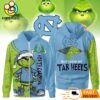 The Grinch Loves The North Carolina Tar Heels Hoodie, Funny Christmas Football Gift