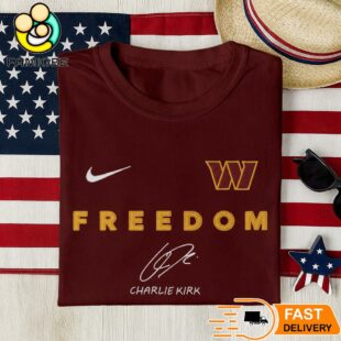 Washington Commanders Freedom Charlie Kirk Embroidered Shirt