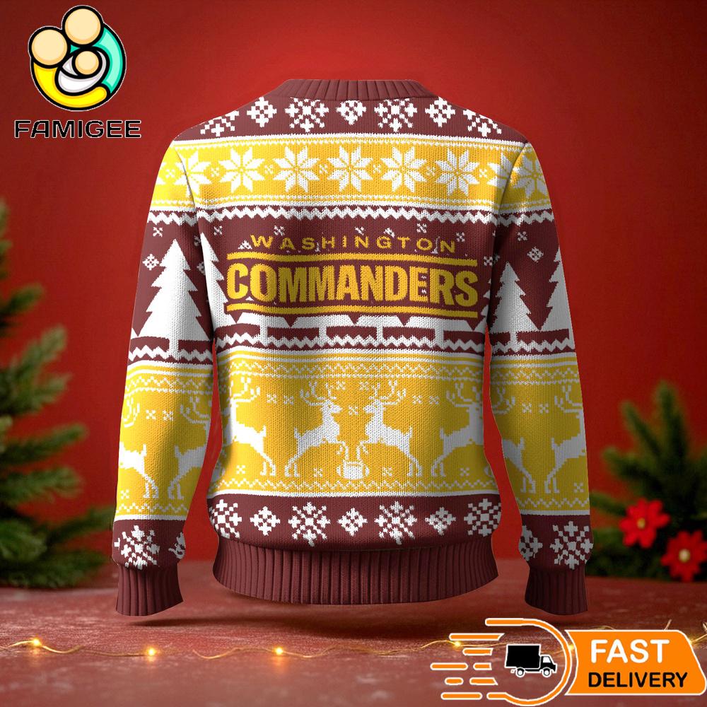 Washington Commanders Ugly Christmas Sweater For NFL Holiday Parties Washington Commanders Ugly Christmas Sweater For NFL Holiday Parties