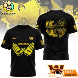Washington Commanders Wu-Tang Forever Custom 3D Shirt