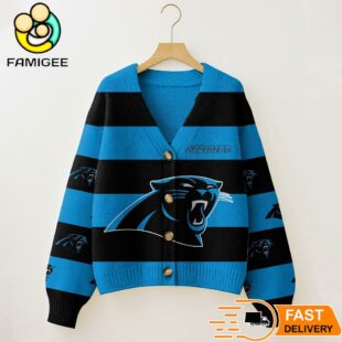Carolina Panthers NFL Game Day Vibes Cardigan Sweater
