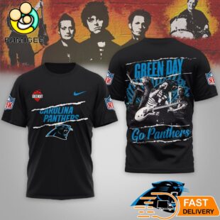 Carolina Panthers NFL Green Day Rock Crossover Shirt
