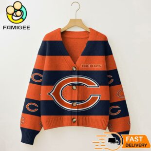 Chicago Bears NFL Game Day Vibes Cardigan Sweater