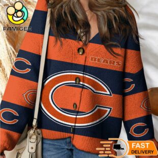 Chicago Bears NFL Game Day Vibes Cardigan Sweater