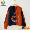 Chicago Bears NFL Womens Logo Cardigan Sweater 2 Chicago Bears NFL Womens Logo Cardigan Sweater