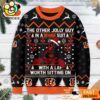 Cincinnati Bengals NFL Deadpool Ugly Christmas Sweater