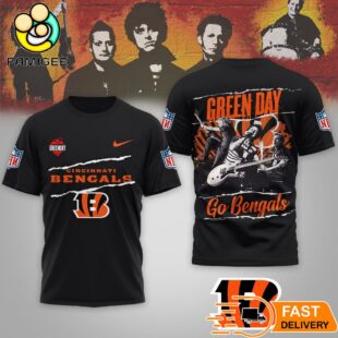 Cincinnati Bengals NFL Green Day Rock Crossover Shirt