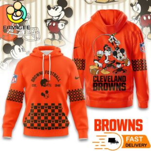 Cleveland Browns Football Disney's Best Friends Hoodie