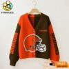 Cleveland Browns NFL Womens Logo Cardigan Sweater 2 Cleveland Browns NFL Womens Logo Cardigan Sweater