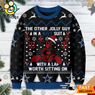 Dallas Cowboys NFL Deadpool Ugly Christmas Sweater
