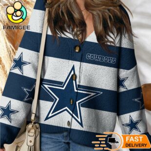 Dallas Cowboys NFL Game Day Vibes Cardigan Sweater 1 Dallas Cowboys NFL Game Day Vibes Cardigan Sweater