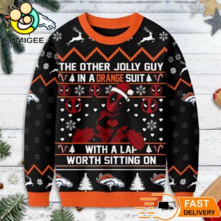 Denver Broncos NFL Deadpool Ugly Christmas Sweater