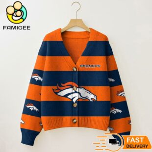 Denver Broncos NFL Game Day Vibes Cardigan Sweater