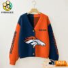 Denver Broncos NFL Womens Logo Cardigan Sweater 2 Denver Broncos NFL Womens Logo Cardigan Sweater