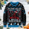 Detroit Lions NFL Deadpool Ugly Christmas Sweater